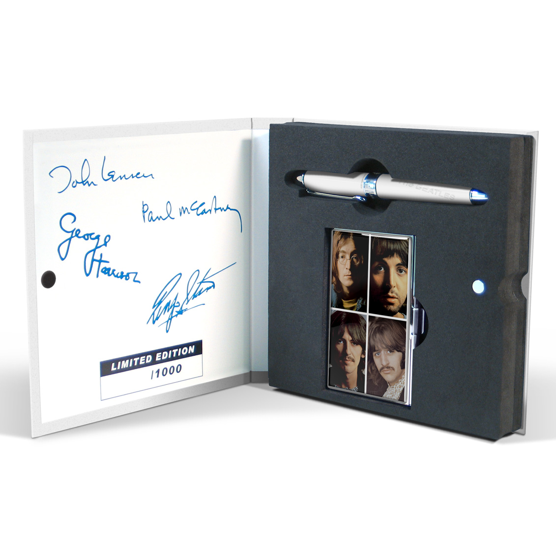 Набор ручка + визитница серии &quot;The Beatles Limited Edition White Album&quot;